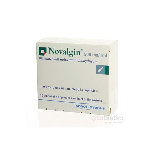 Novalgin Mg Ml Etabletka