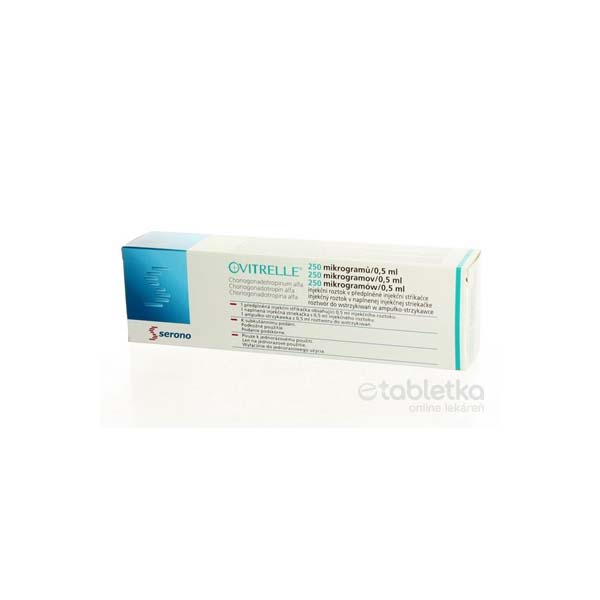 Ovitrelle 250 mikrogramov/0,5 ml v striekačke | etabletka