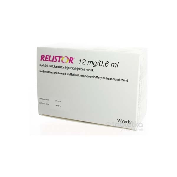 Relistor 12 mg/0,6 ml injekčný roztok | etabletka