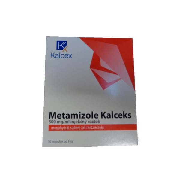 Metamizole Kalceks Mg Ml Injek N Roztok Etabletka