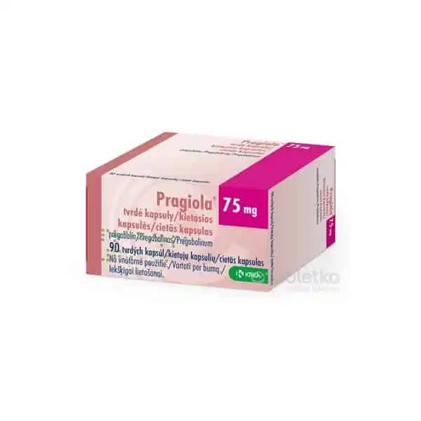 Pragiola 75 mg tvrdé kapsuly