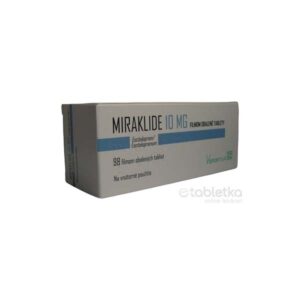Miraklide 10 mg filmom obalené tablety, 98 ks, escitalopram.