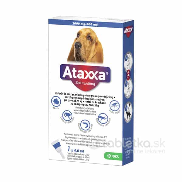 E-shop Ataxxa 2000mg/400mg (psy nad 25kg) 4ml