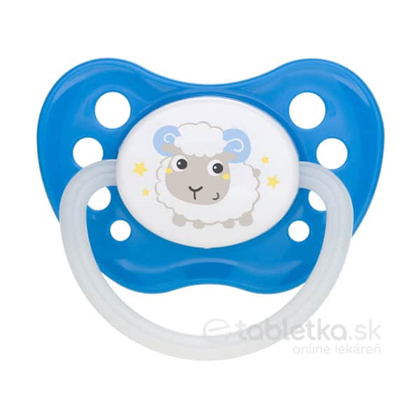E-shop Canpol Babies kaučukový cumlík Bunny & Company modrý 0-6m