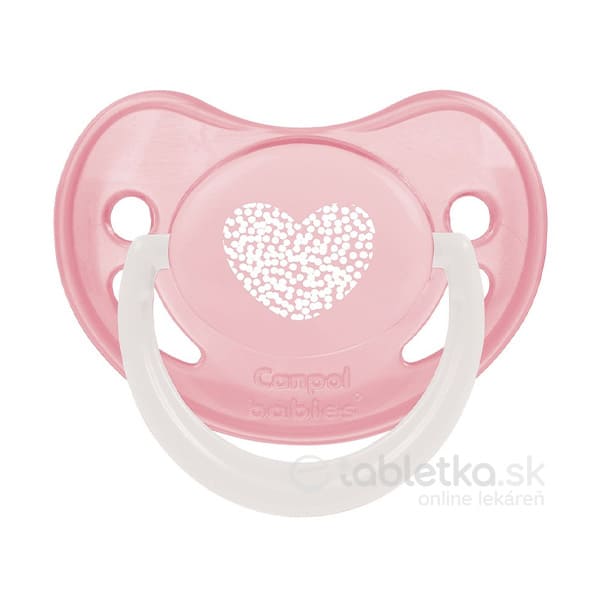 Canpol Babies silikónový cumlík s ortodontickou špičkou Pastel 6-18m