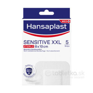 Hansaplast Sensitive XXL náplasť 8x10cm 5ks