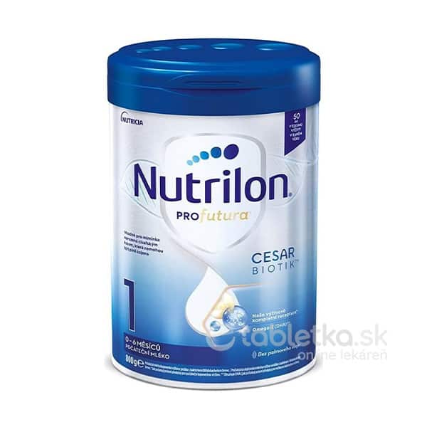 E-shop Nutrilon 1 Profutura Cesarbiotik počiatočná dojčenská výživa 0-6m 800g
