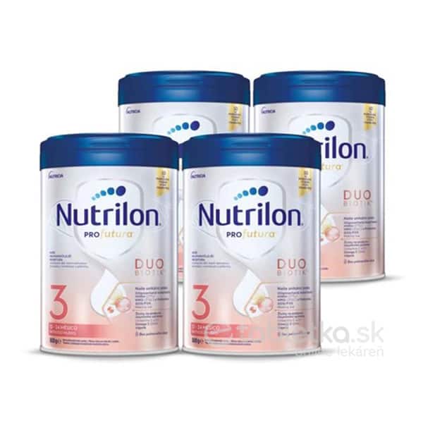 E-shop Nutrilon 3 Profutura Duobiotik batoľacie mlieko 12-24 mesiacov 4x800g