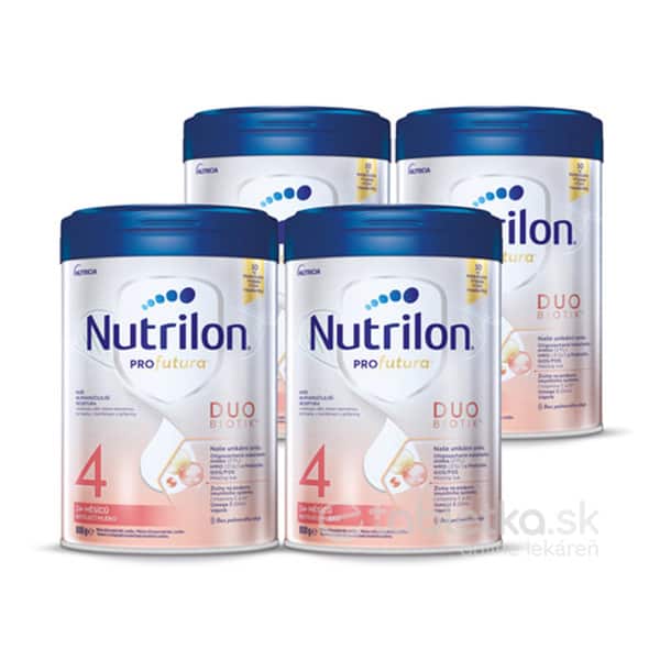 E-shop Nutrilon 4 Profutura Duobiotik batoľacie mlieko 24+ mesiacov 4x800g