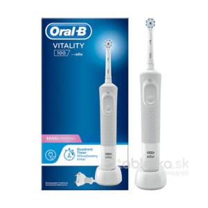 Oral-B Vitality 100 Sensi UltraThin biela elektrická zubná kefka