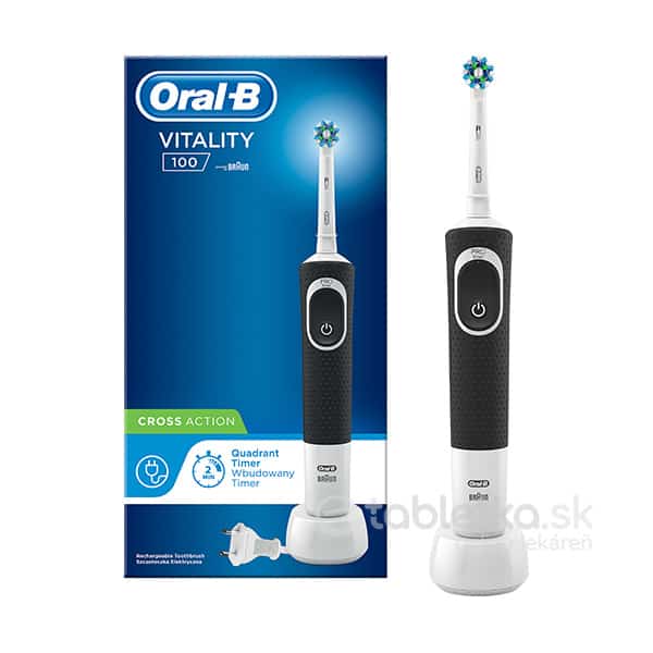 E-shop Oral-B elektrická zubná kefka Vitality 100 CrossAction Black