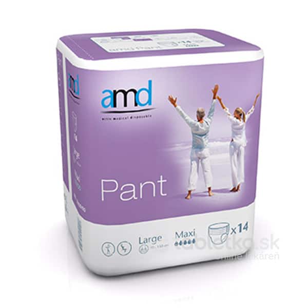 amd Pant Maxi Large plienkové nohavičky 14ks