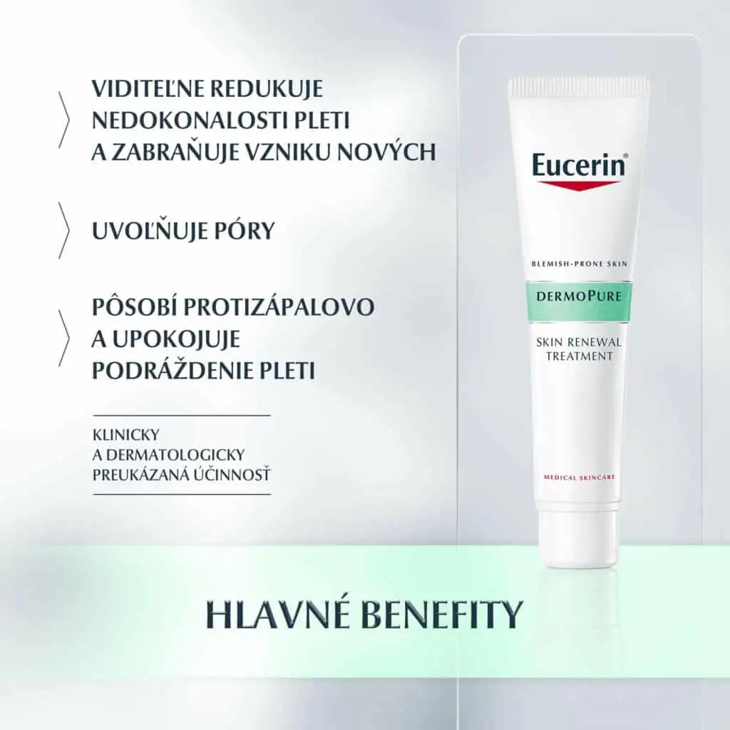 Eucerin DermoPure Sérum na regeneráciu problematickej pleti 40ml benefity