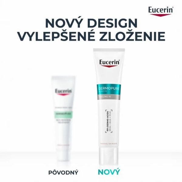Eucerin DermoPure CLINICAL 10% peeling - pôvodný verzus nový produkt