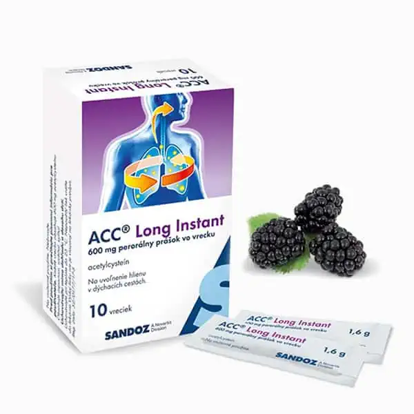 ACC Long Instant 600mg 10 vreciek ako stvorený na cesty