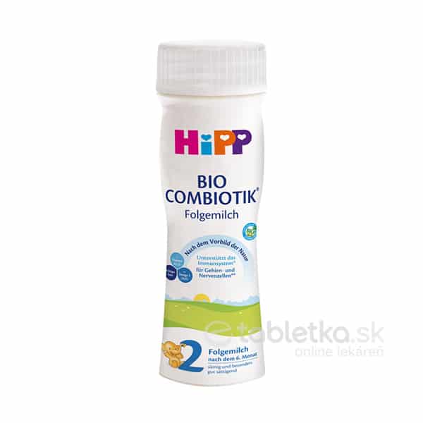 E-shop HiPP 2 Bio Combiotik tekutá mliečna dojčenská výživa 6m+, 200ml
