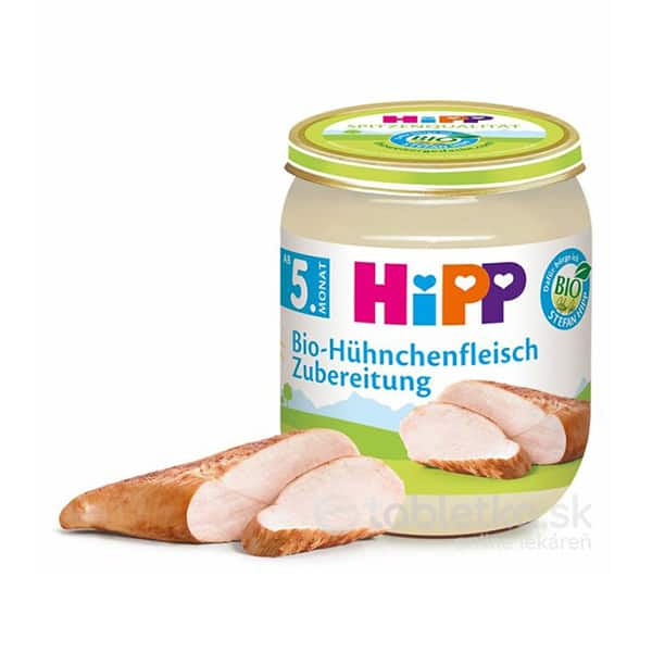 E-shop HiPP Príkrm Bio Kuracie mäso 4m+, 125g