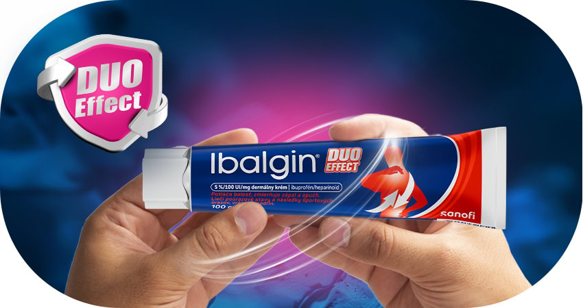 Ibalgin DUO EFFECT kombinacia pre silnu bolest