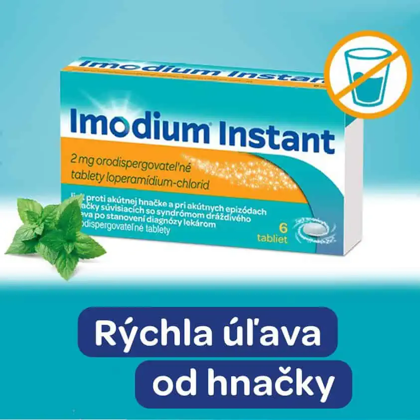 Imodium Instant - rýchla úľava od hnačky