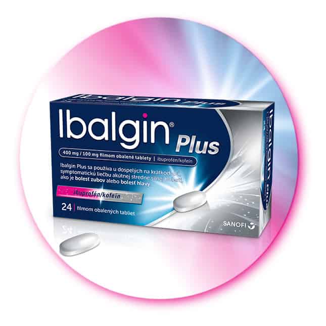 Keď hlava bolí, pomôže Ibalgin Plus