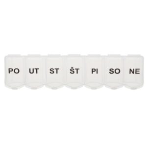 Keen Box na lieky 7 pozícií Biely