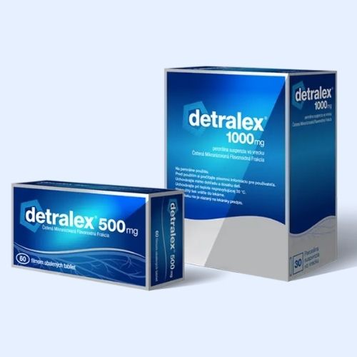 Lieky Detralex: Detralex tablety a Detralex perorálna suspenzia s pomarančovou príchuťou