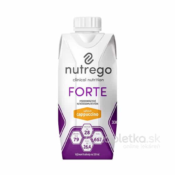 Nutrego Forte a príchuťou cappucino 12x330ml