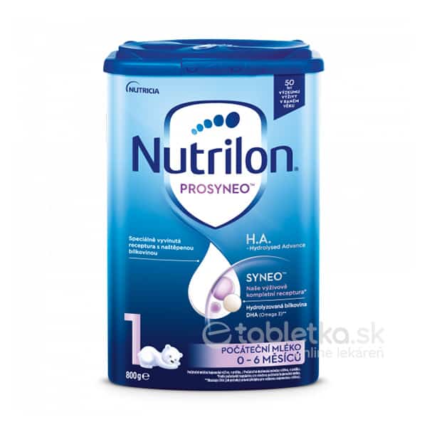Nutrilon 1 Prosyneo H.A. počiatočná dojčenská výživa 0-6m 800g