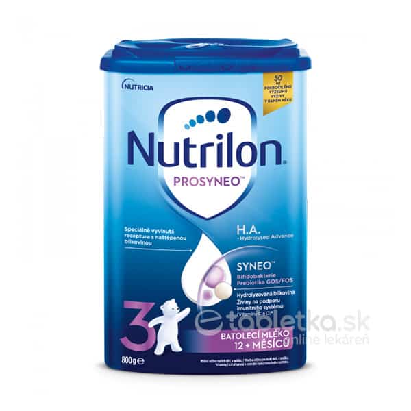 E-shop Nutrilon 3 Prosyneo H.A. batoľacie mlieko 12+m 800g