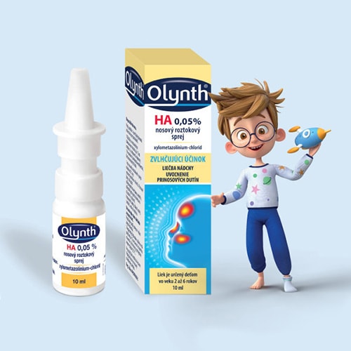 Olynth HA sprej do nosa pre deti od 2 do 6 rokov