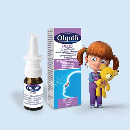 Olynth PLUS sprej do nosa pre deti od 2 do 6 rokov