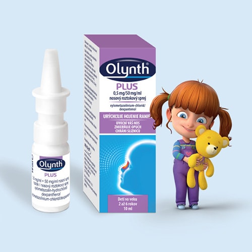 Olynth PLUS sprej do nosa pre deti od 2 do 6 rokov