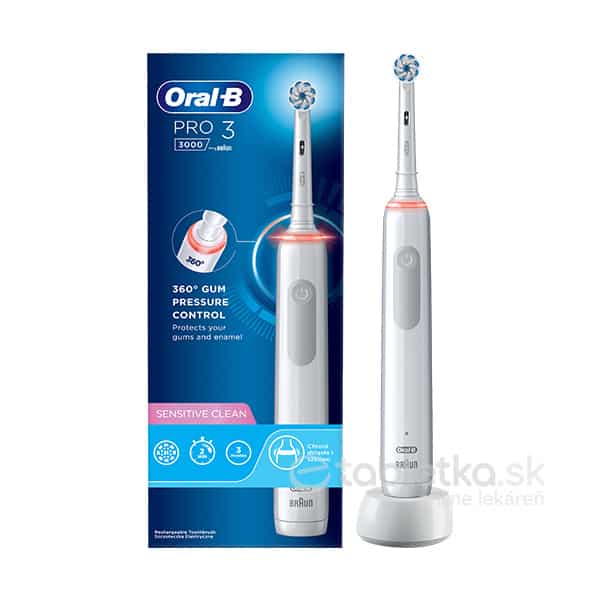 E-shop Oral-B elektrická zubná kefka Pro 3 3000 White