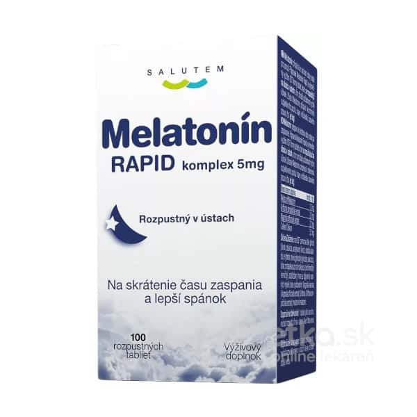 E-shop Salutem Melatonin RAPID komplex 5mg 100tbl