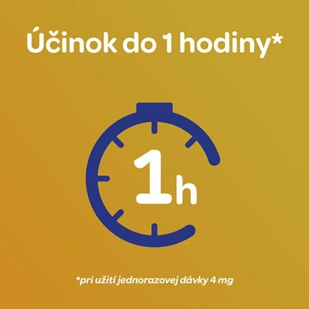 Účinok lieku Imodium Instant nastupuje do 1 hodiny