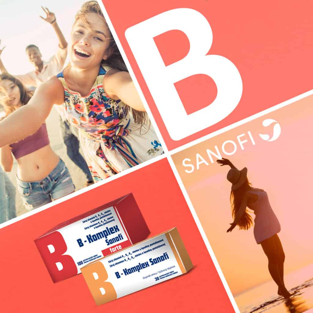 B-Komplex Sanofi pre váš aktívny a spokojný život