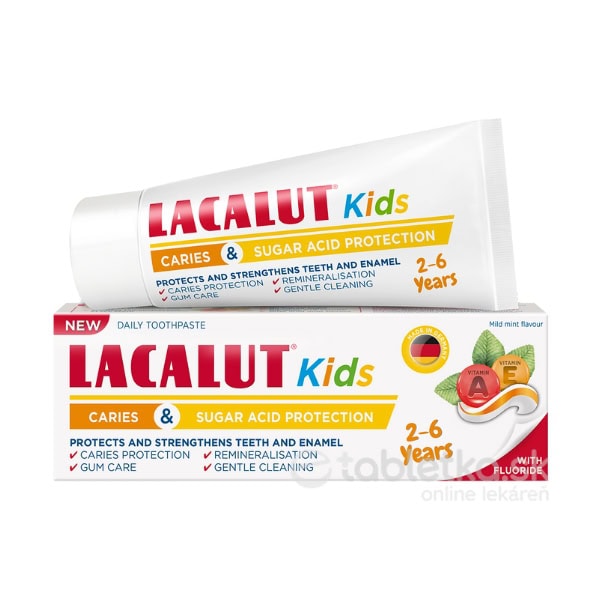 LACALUT Kids 2-6 rokov zubná pasta 55ml