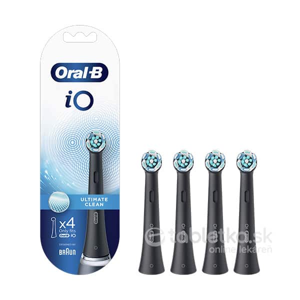 Oral-B náhradné hlavice iO Ultimate Clean Black 4ks