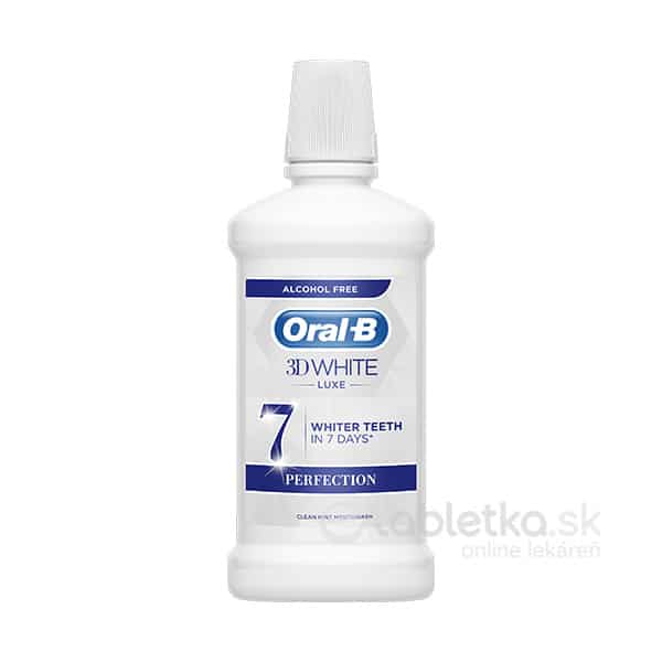 Oral-B 3D White Luxe Perfection ústna voda 500ml