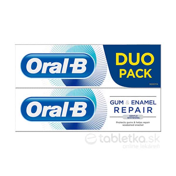 Oral-B Gum & Enamel Gentle Whitening Duopack zubná pasta 2x75ml