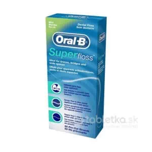 Oral-B SuperFloss Mint zubná niť 50ks
