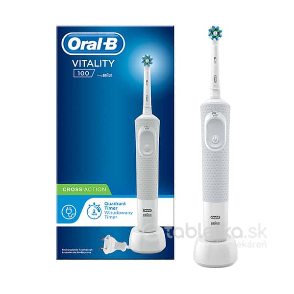 E-shop Oral-B elektrická zubná kefka Vitality 100 CrossAction White