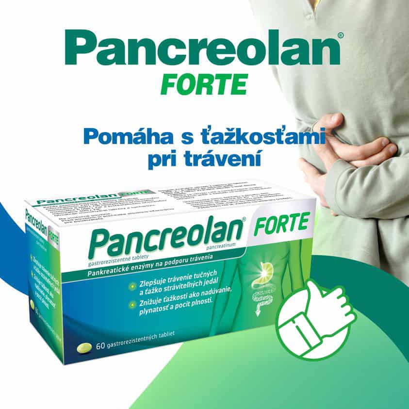 Pancreolan Forte tablety a ich účinné látky