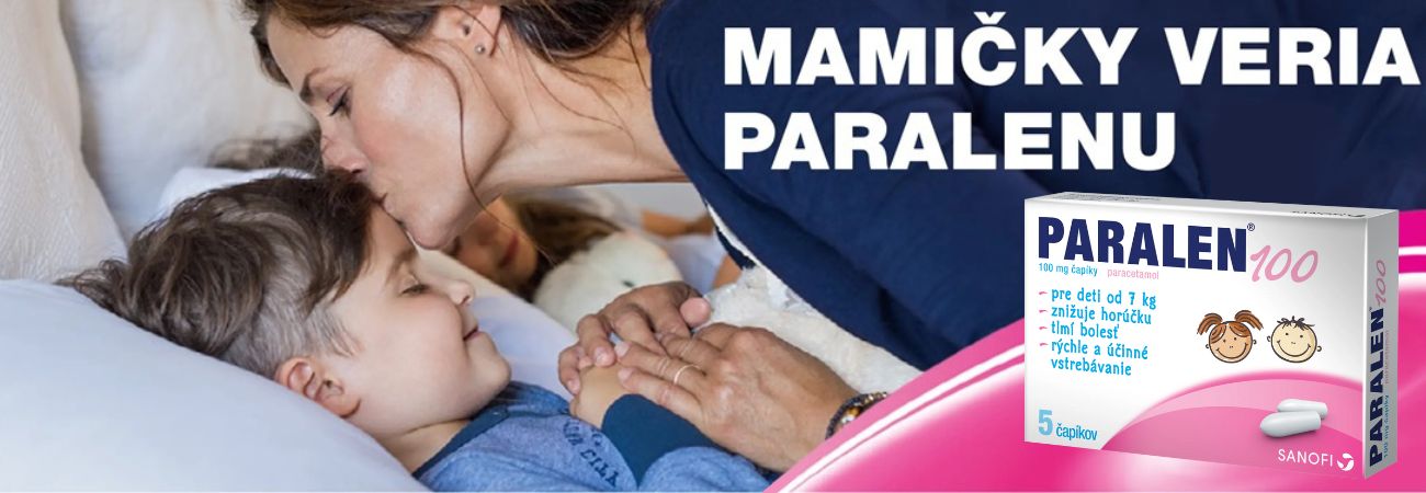 Paralen 100 čapíky - Mamičky veria Paralenu