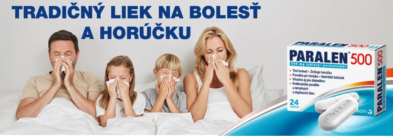 Paralen - tradičný liek na bolesť a horúčku