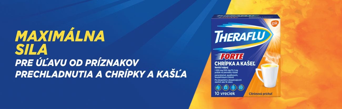 Theraflu FORTE - MAXIMÁLNA SILA pre úľavu od príznakov prechladnutia a chrípky a kašľa