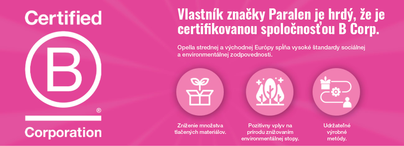 Vlastník značky Paralen je certifikovanou spoločnosťou B-Corp