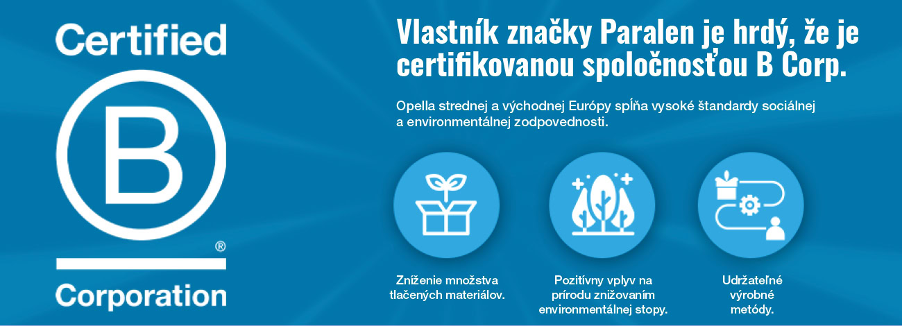 Vlastník značky Paralen je hrdý, že je certifikovanou spoločnosťou B-Corp