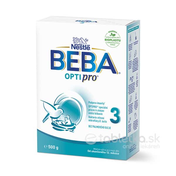 E-shop BEBA OPTIPRO 3 mliečna výživa 500g