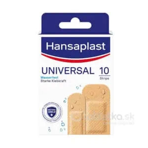 Hansaplast UNIVERSAL Water Resistant vodoodolná náplasť 10ks